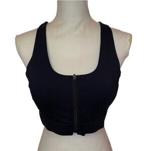 Women’s Sports Bra with Zippered front closure and Racer Back Straps Size 32C**